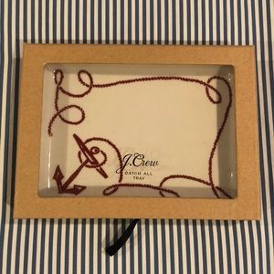 J. Crew nautical ceramic catch-all tray